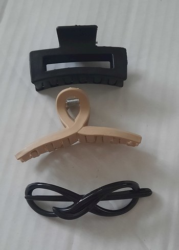 Kahverengi Vintage Tokalar ve Saç Lastiği - Görsel 6