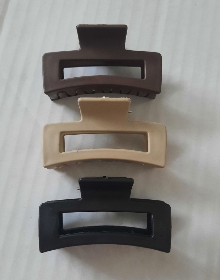 Kahverengi Vintage Tokalar ve Saç Lastiği - Görsel 5