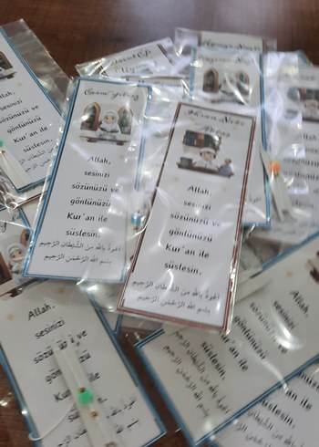 Çocuklar için Kuran Temalı Kitap Ayracı - Görsel 8