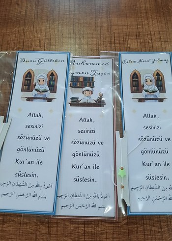 Çocuklar için Kuran Temalı Kitap Ayracı - Görsel 7
