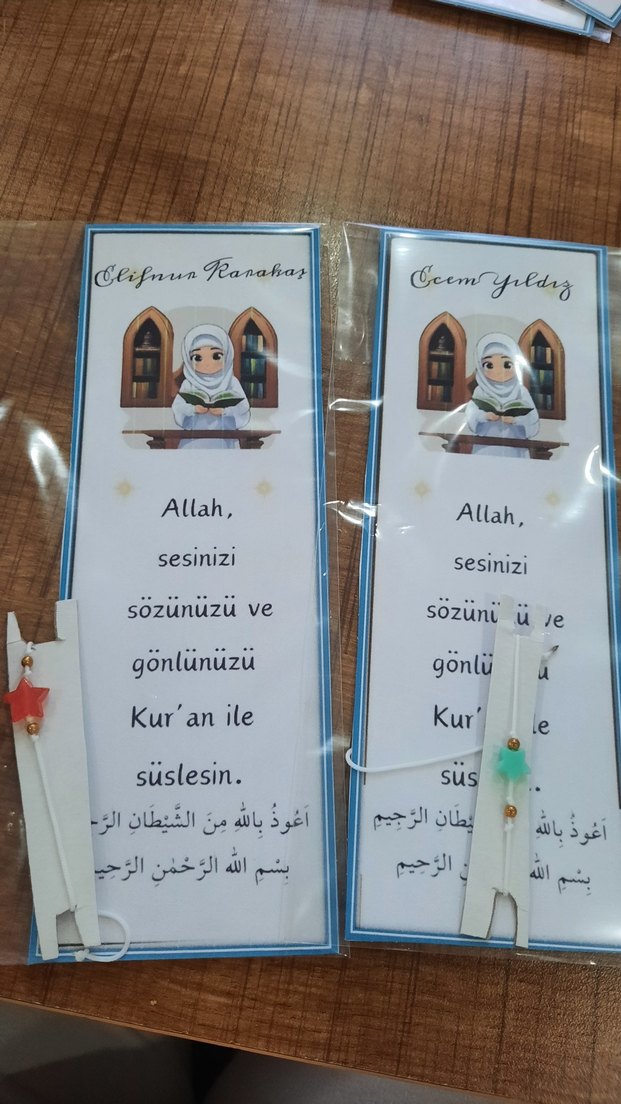 Çocuklar için Kuran Temalı Kitap Ayracı - Görsel 5