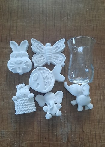 Beyaz Çocuk Boyama Seti taş boyama - Görsel 13