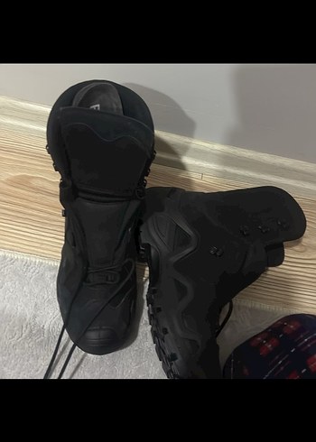 Erkek Siyah Kamuflaj Bağcıklı Bot - Görsel 2