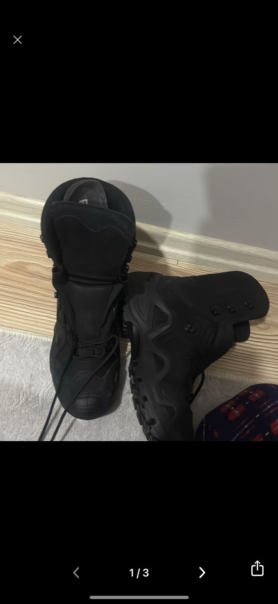 Erkek Siyah Kamuflaj Bağcıklı Bot - Görsel 2