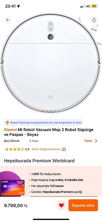 Robot süpürge