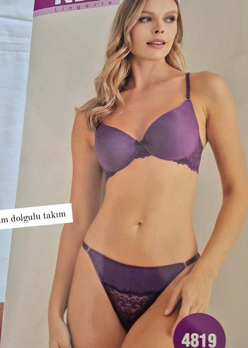 Nbb Mor Hafif Destekli Mini Sütyen Takımı