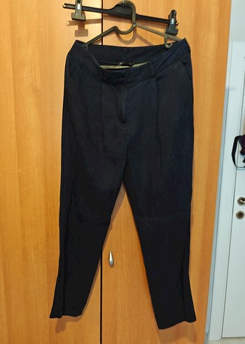Marks & Spencer Rahat Lacivert Dokumlu Pantolon