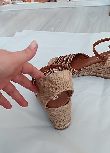 38 Beden çeşitli Renk Dolgu topuk ayakkabı 