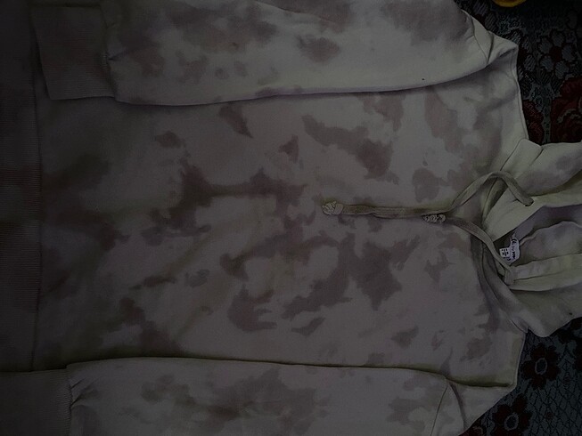 Batik Detaylı kapüşonlu Koton Sweatshirt