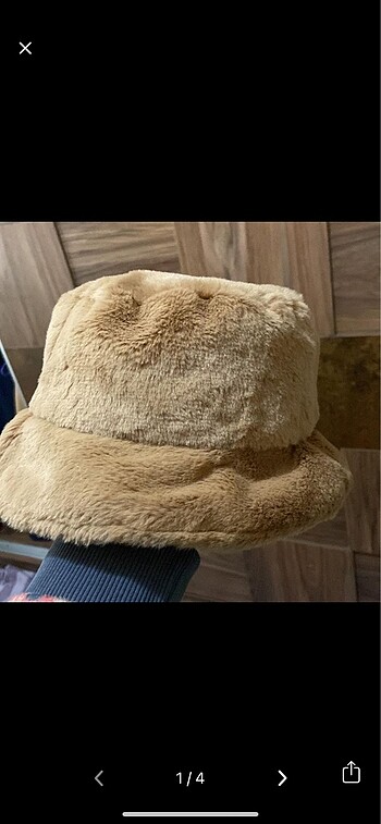 Bucket peluş şapka