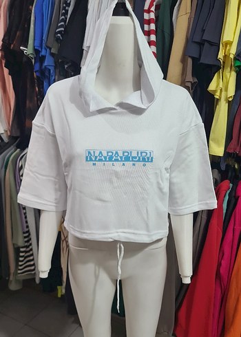 Diğer Beyaz kısa kollu Napapijri sweatshirt
