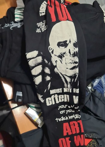 Siyah Baskılı Erkek Streetwear Eşofman Altı - Görsel 3