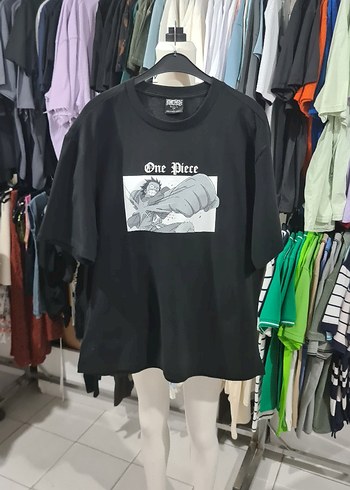 Siyah Baskılı Erkek Tişört