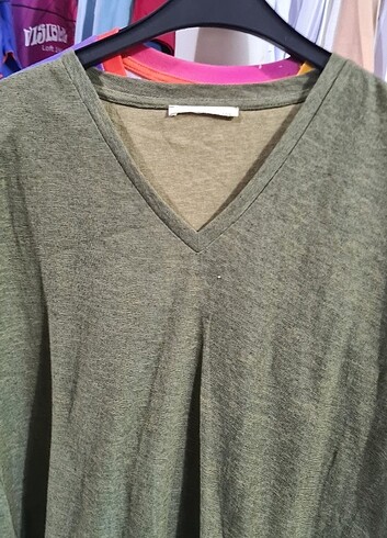 m Beden haki Renk Zara tshirt