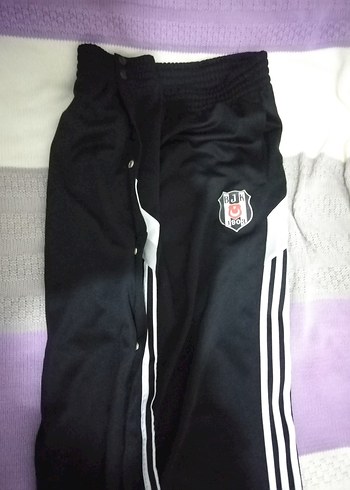 Düğmeli Siyah Erkek Eşofman Altı - Görsel 6