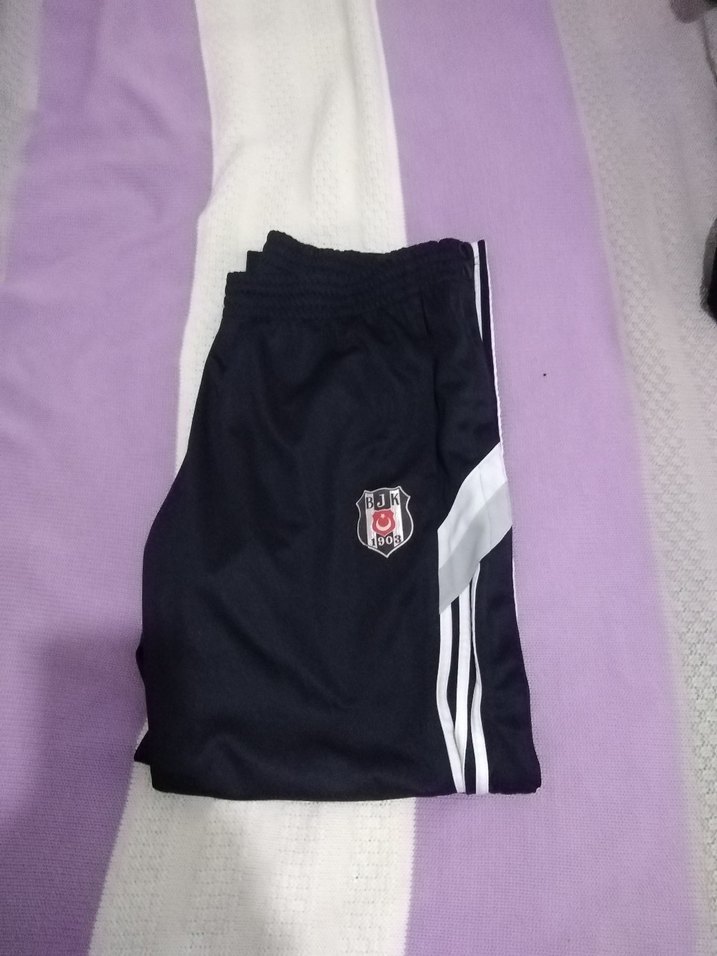 Düğmeli Siyah Erkek Eşofman Altı - Görsel 5