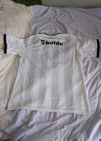 Erkek Siyah Beyaz Çizgili Kısa Kollu Forma - Görsel 5