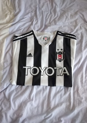 Erkek Siyah Beyaz Çizgili Kısa Kollu Forma - Görsel 6