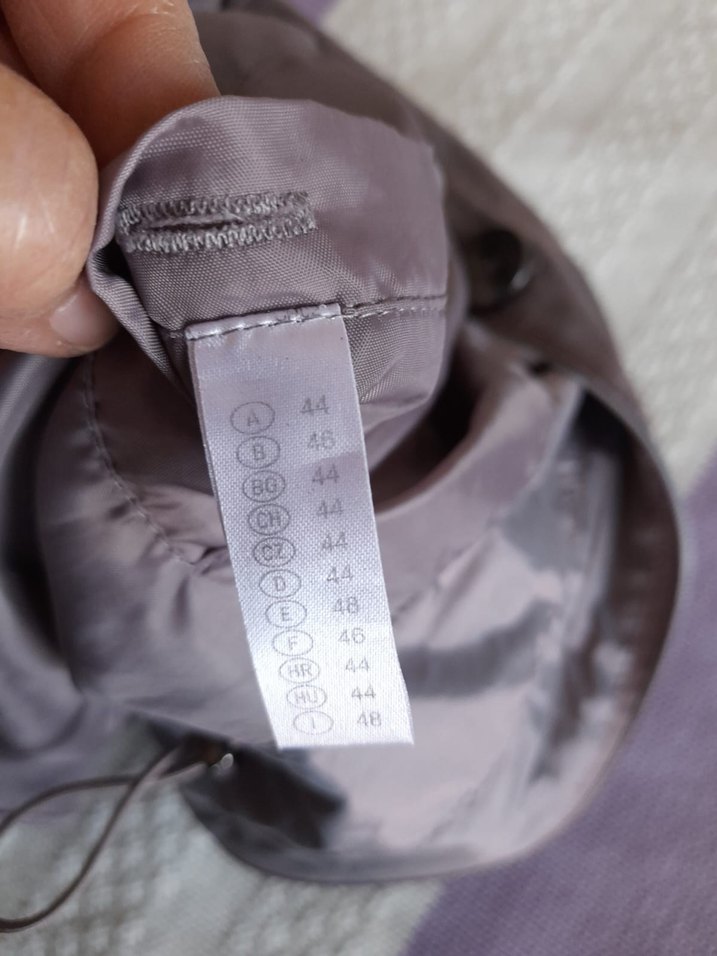 Gri Düğmeli Midi Kadın Ceket - Görsel 3