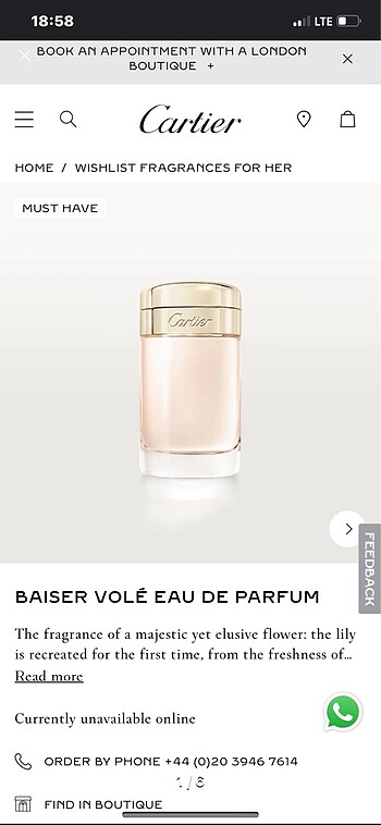 Cartier parfüm