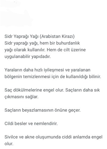 sidr yağı - Görsel 2