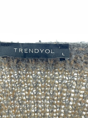 l Beden gri Renk Trendyol & Milla Kazak / Triko %70 İndirimli.