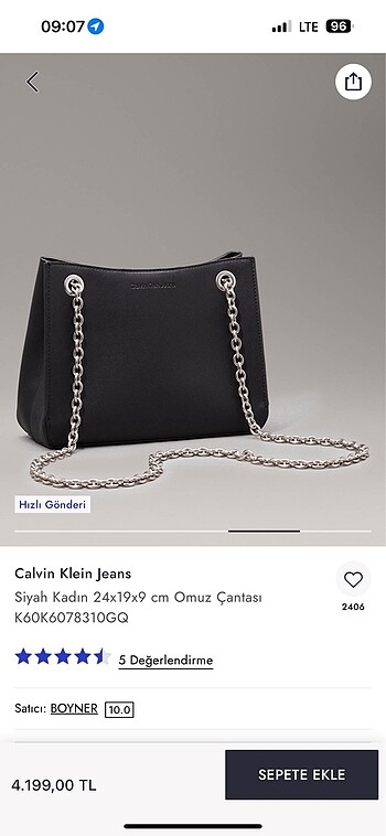 Calvin Klein CALVİN KLEİN ÇANTA