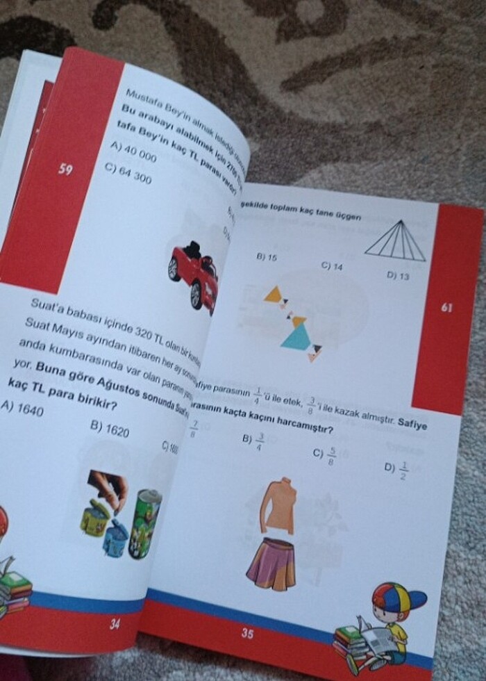Zihinden problemler ve akıl oyunları set 5 sınıf kurul yayıncılı - Görsel 3