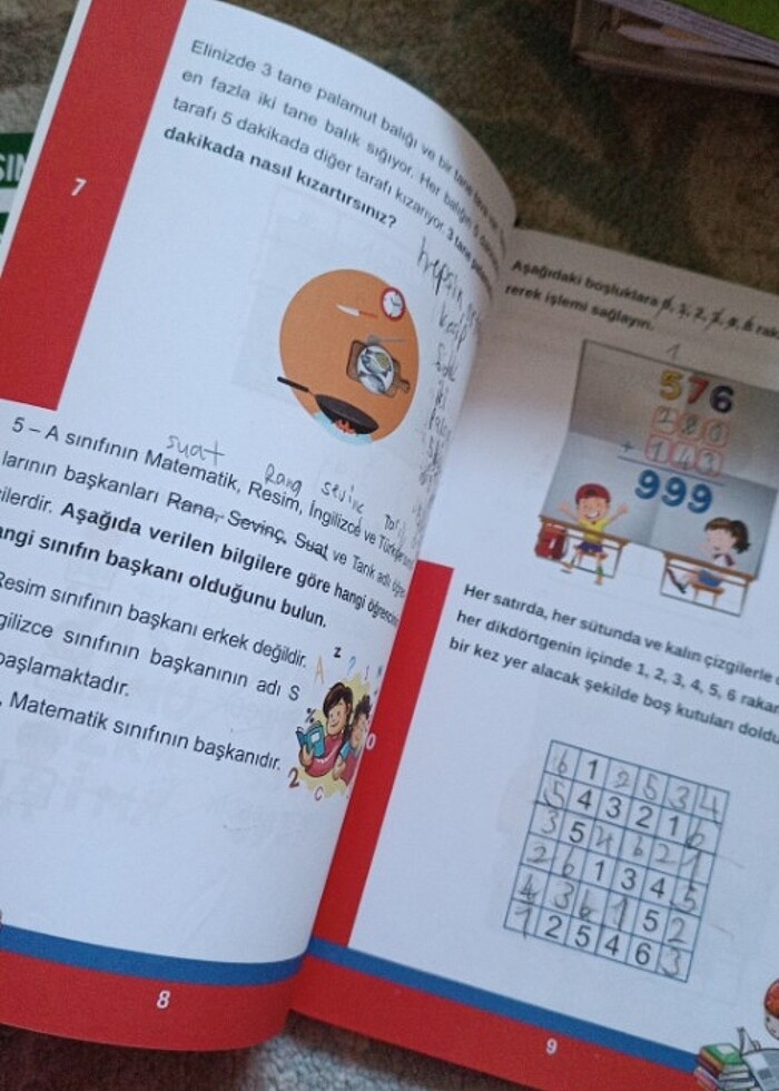 Zihinden problemler ve akıl oyunları set 5 sınıf kurul yayıncılı - Görsel 5