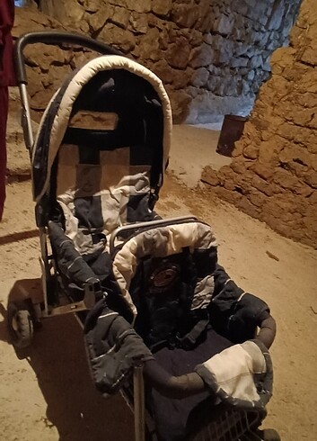 İkiz Bebek arabası - Görsel 6