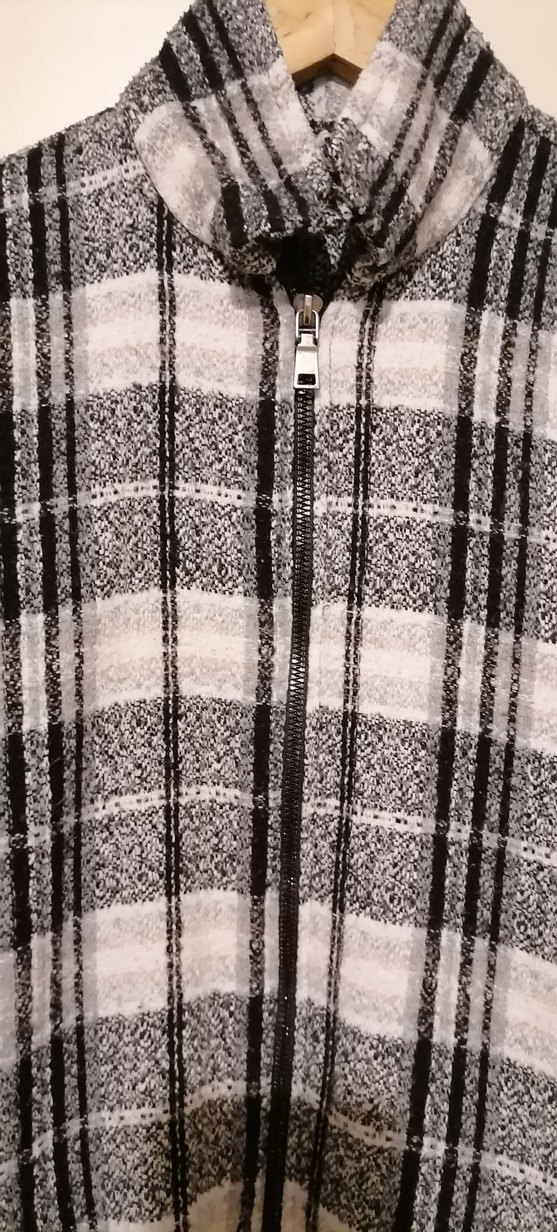 Gri Yüksek Yakalı Erkek Polar Mont - Görsel 2