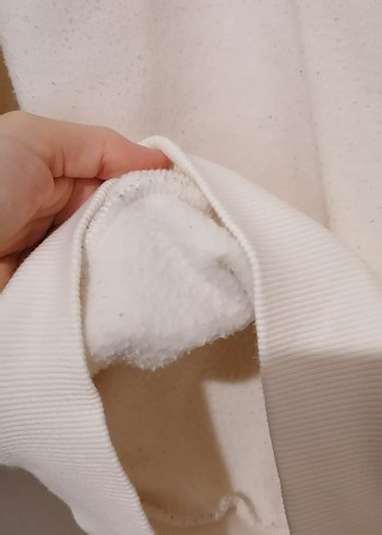 Mavi Baskılı Beyaz Kadın Sweatshirt - Görsel 4