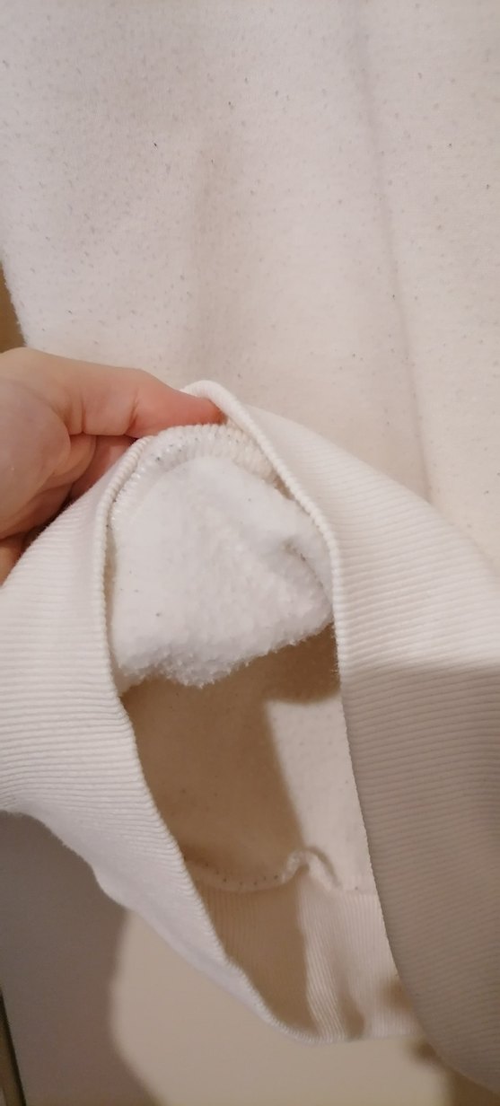 Mavi Baskılı Beyaz Kadın Sweatshirt - Görsel 4