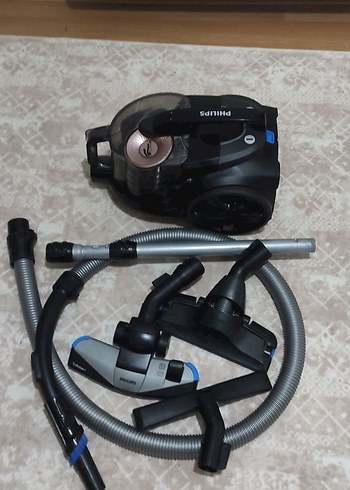 Philips Siyah Gri Elektrikli Süpürge
