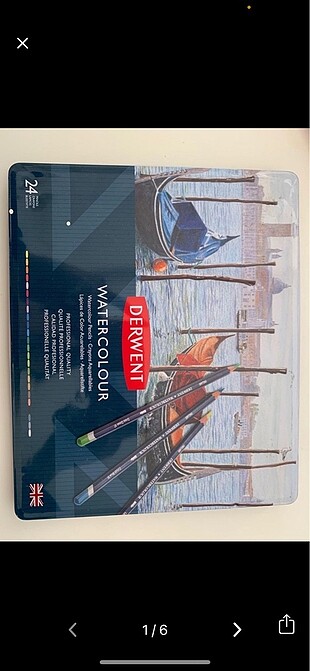 DERWENT WATERCOLOUR PAKETLİ SIFIR