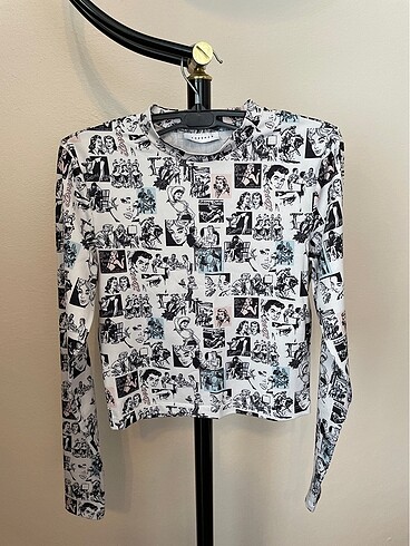 Topshop crop bluz