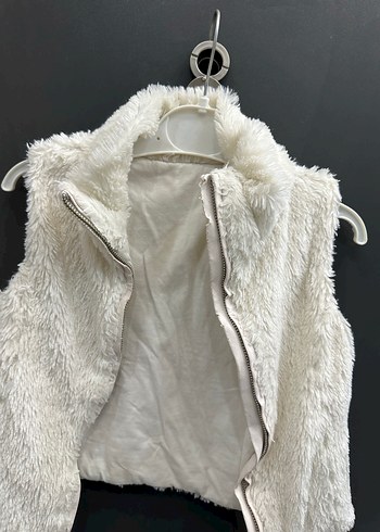 Kürk Detaylı çocuk Yelek - Görsel 4