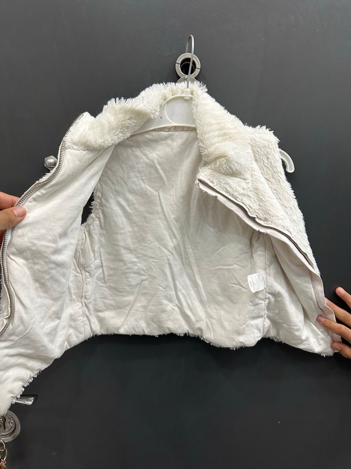 Kürk Detaylı çocuk  Yelek - Görsel 5