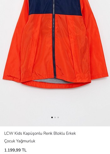 Kapüşonlu  çocuk yağmurluk - Görsel 2