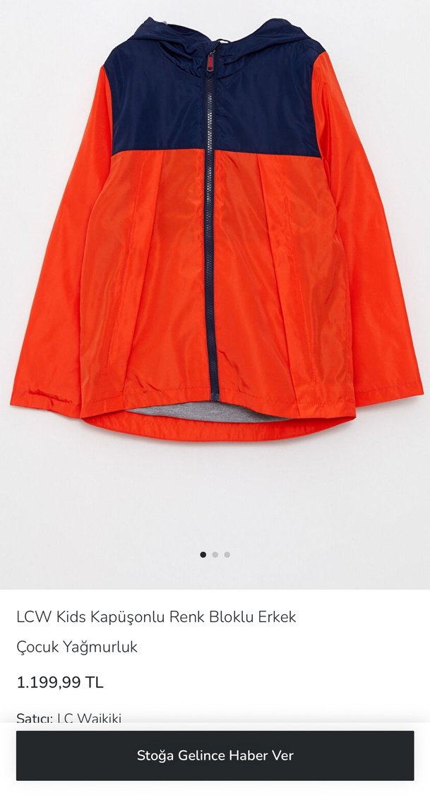 Kapüşonlu  çocuk yağmurluk - Görsel 2