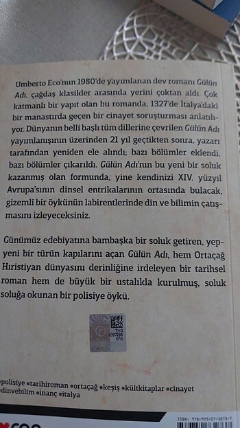  UMBERTO GÜLÜN ADI