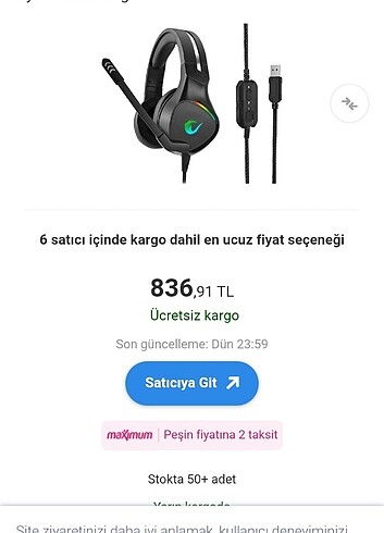  Beden Renk Rampage rm-k10 oyuncu kulaklığı