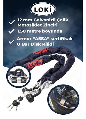 Diğer Loki zincir kilit u bar