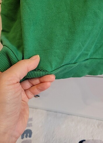 9 Yaş Beden yeşil Renk Sweatshirt