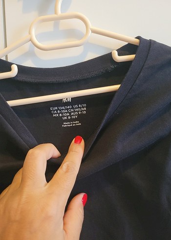 Çocuk Siyah Kısa Kollu tshirt - Görsel 2