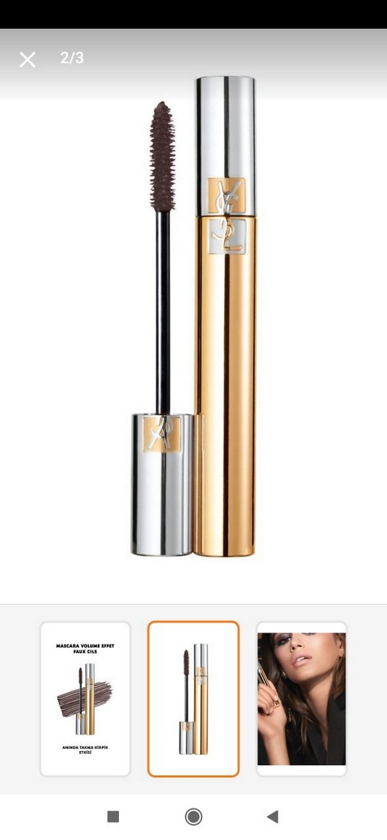 Yves Saint Laurent kahverengi maskara - Görsel 2