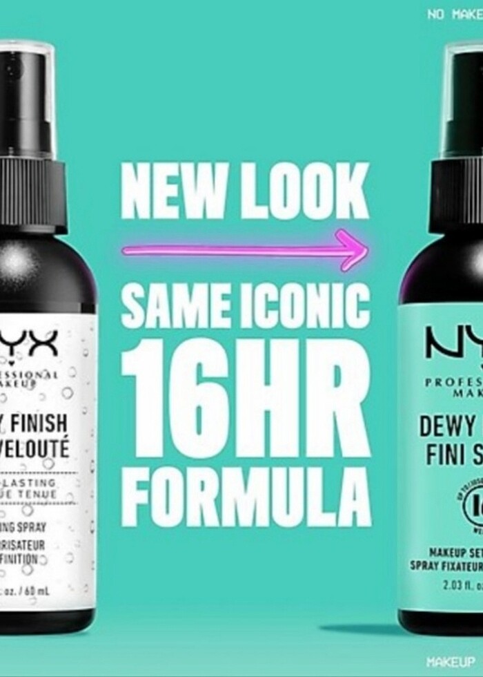 Nyx dewy finish setting spray (60ml) - Görsel 2