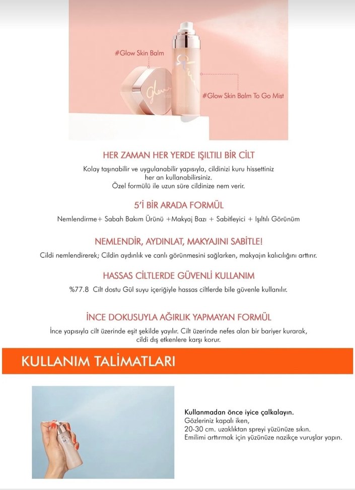 missha glow skin balm mist - Görsel 3