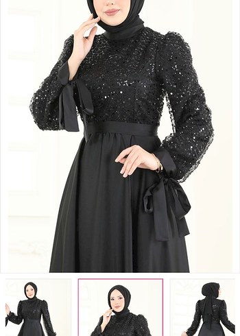 tesettür abiye elbise - Görsel 5