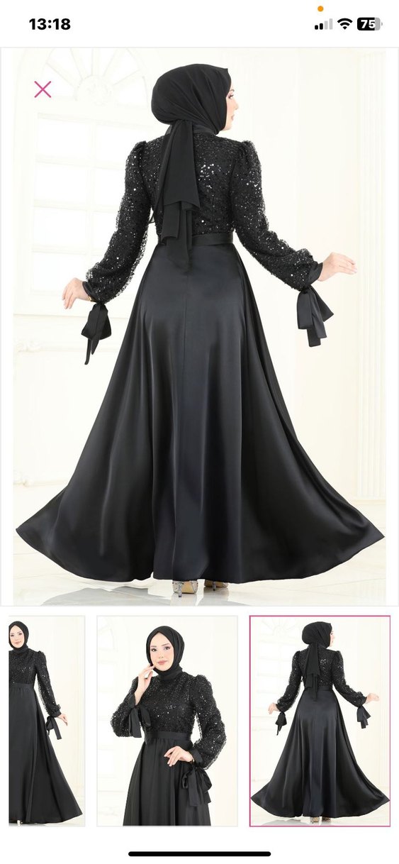 tesettür abiye elbise - Görsel 4